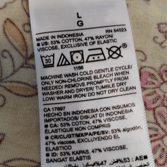 Old Navy Women's Yellow Floral Smocked Maxi Dress Short sleeve Size L - Picture 14 of 16